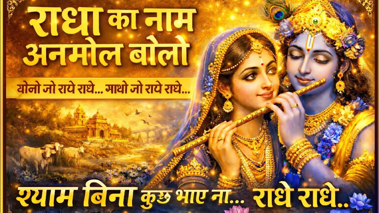 राधा का नाम अनमोल बोलो 🌸 श्याम बिना कुछ भाए ना | Radhe Radhe Bhajan🙏🙏