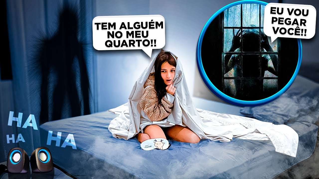 ASSISTIMOS O FILME INVOCAÇÃO DO MAL E COISAS ESTRANHAS ACONTECERAM NO MEU QUARTO😳