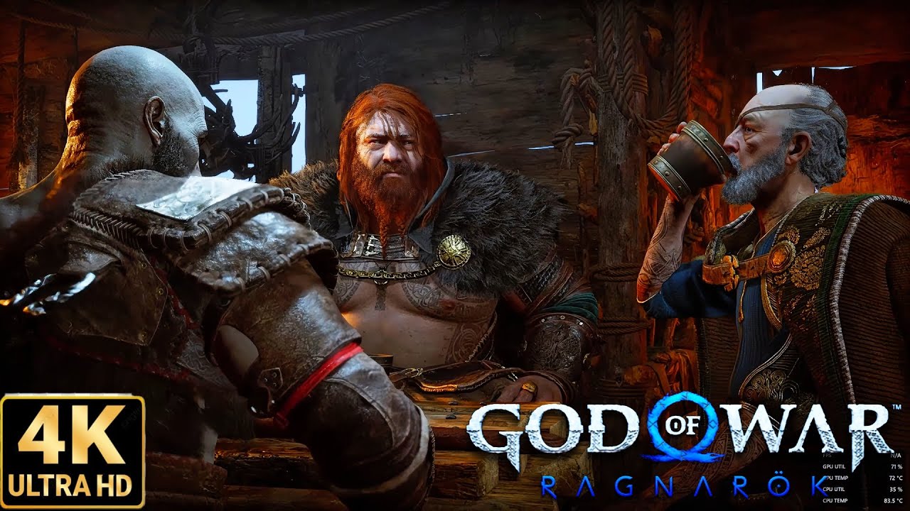 God of War Ragnarok PC - Kratos meets Thor & Odin - Part 2