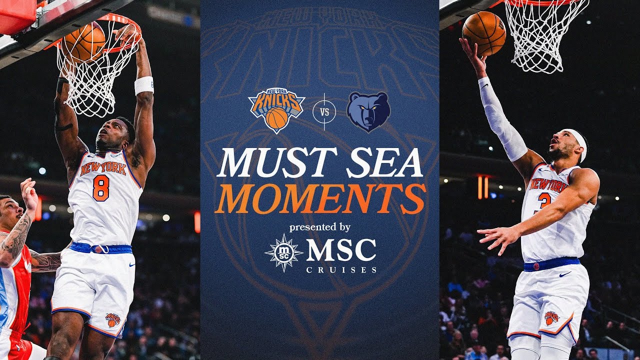Knicks DOMINATE Memphis Grizzlies at home | January 27, 2025 | FULL Game Highlights