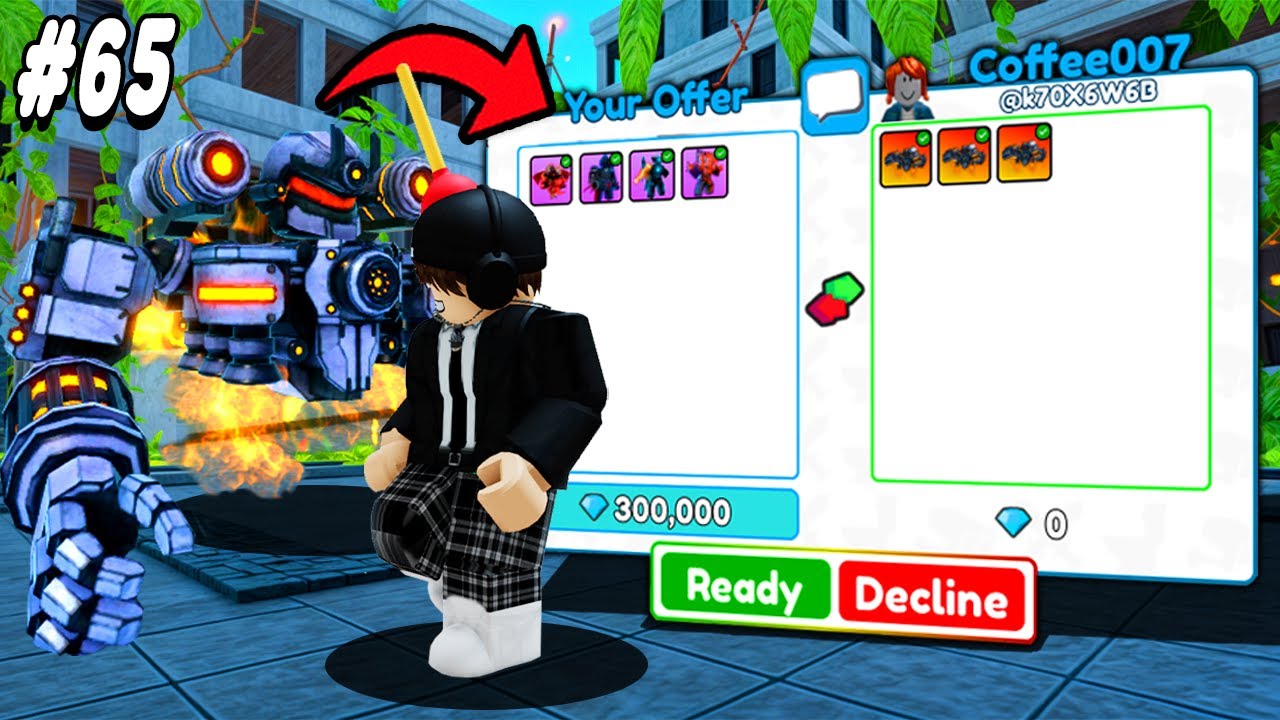 เทรดนี้ใครคุ้ม !!! G-Manกันดั้ม โคตรเท่ Toilet Tower Defense Ep.65