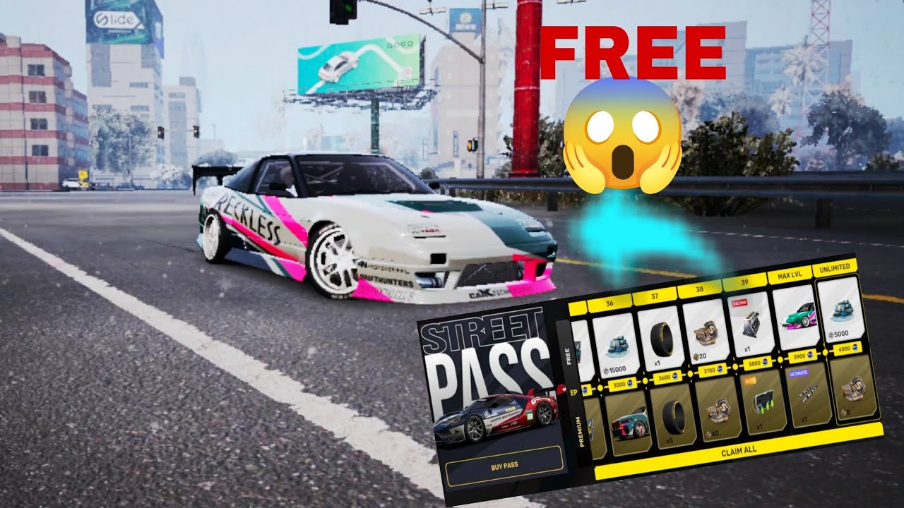 CarX StreeT New Battle Pass ( SteeT PasS) All Rewards And New Car 🆓 #carxsteet
