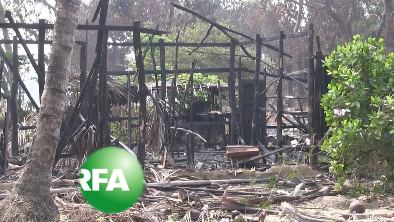 Images Show Burned-Out Villages After Clashes in Myanmar&rsquo;s Rakhine State | Radio Free Asia (RFA)