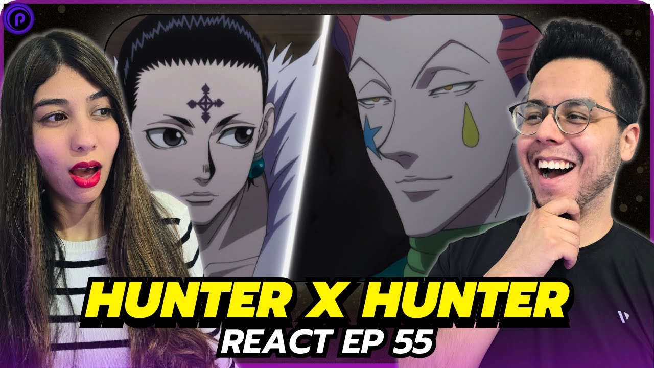 HISOKA ENGANOU CHROLLO! VAI TER LUTA? REACT HUNTER X HUNTER EP 55 DUBLADO