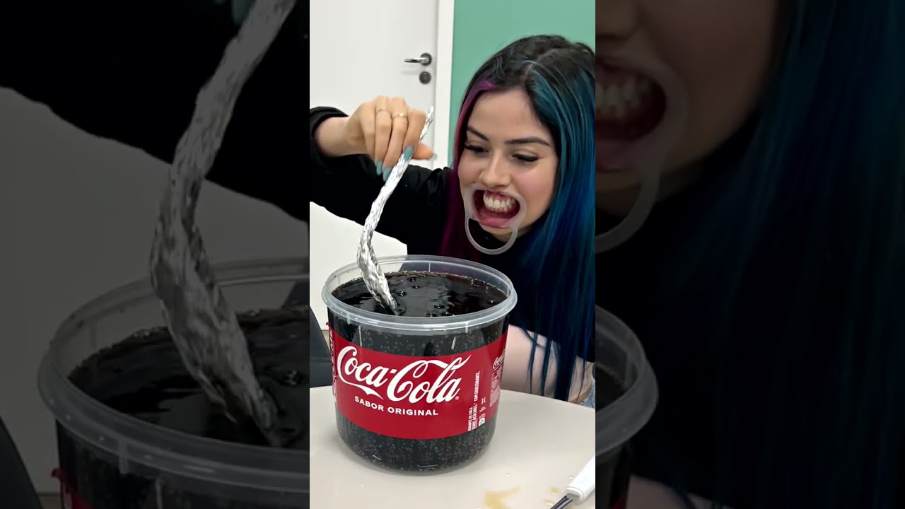 N&atilde;o sabe beber Coca Cola 🥤