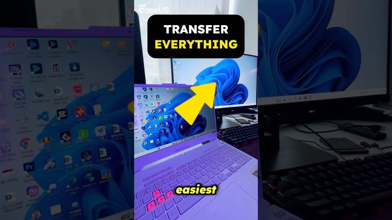 Перенос ВСЕХ данных с одного ПК на другой #pctips #techtips #datamigration