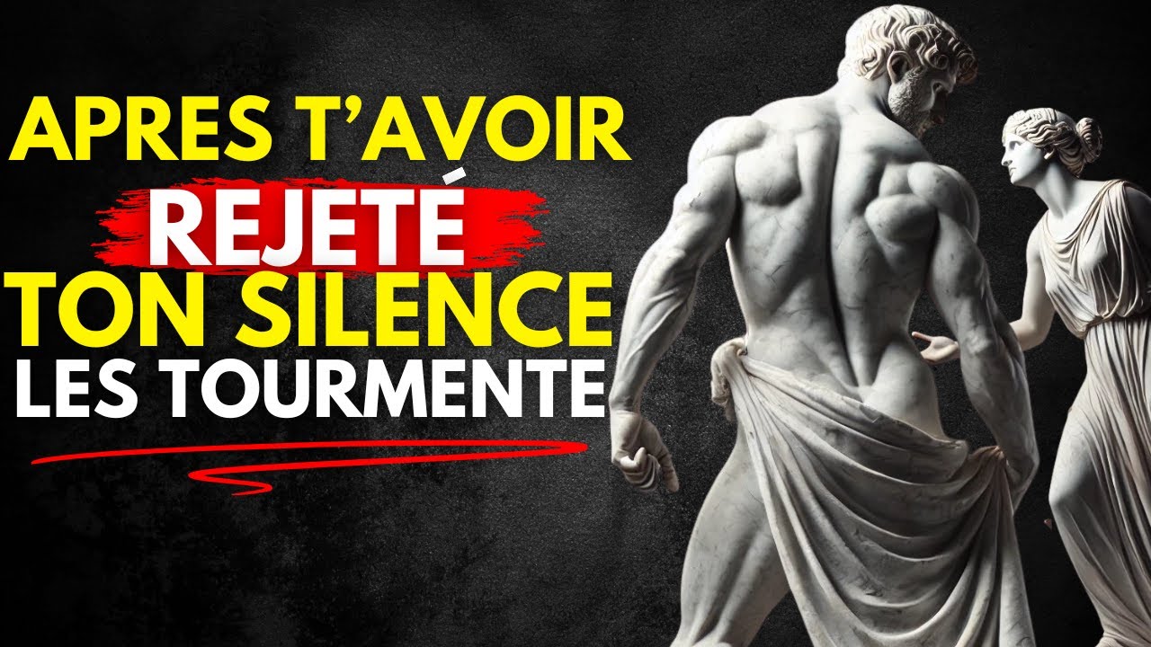 Votre silence après leur rejet les tue | Stoicisme