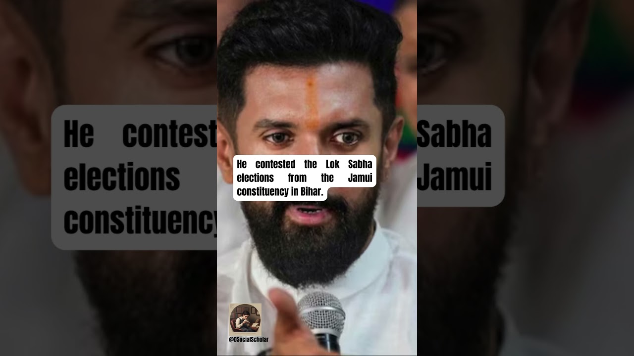 Chirag Paswan #shorts #bjp #ljp #modi #paswan #inspiration #motivation #respect #journey #trending
