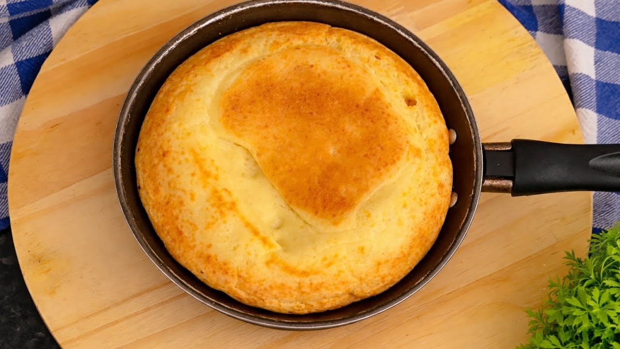 PÃO DE MAIZENA DE  FRIGIDEIRA EM 5 MINUTOS APENAS 1 OVO!