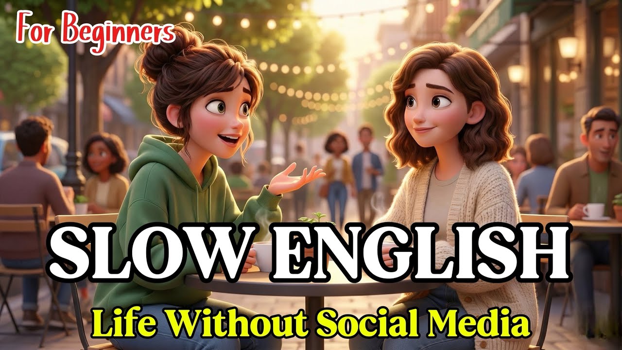 Slow English for Beginners | A Day Without a Phone |