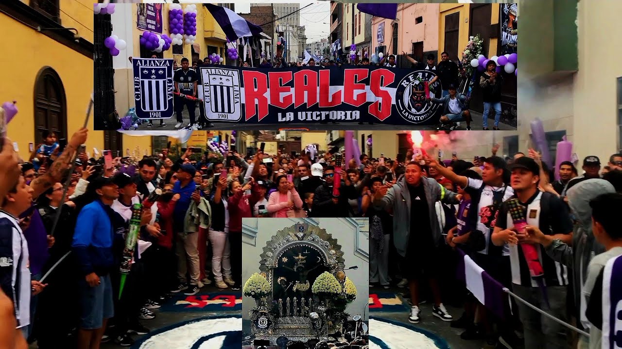 EL BARRIO MAS ALIANCISTA DE LIMA RECIBE AL SEÑOR DE LOS MILAGROS #perú #lima #peru #alianzalima