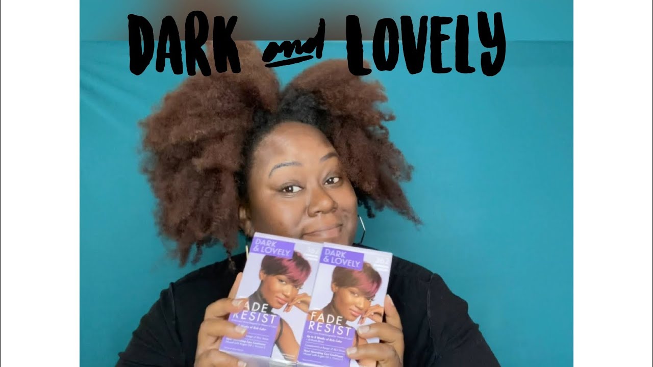 Coloring my natural hair CRIMSON MOON by Dark and Lovely