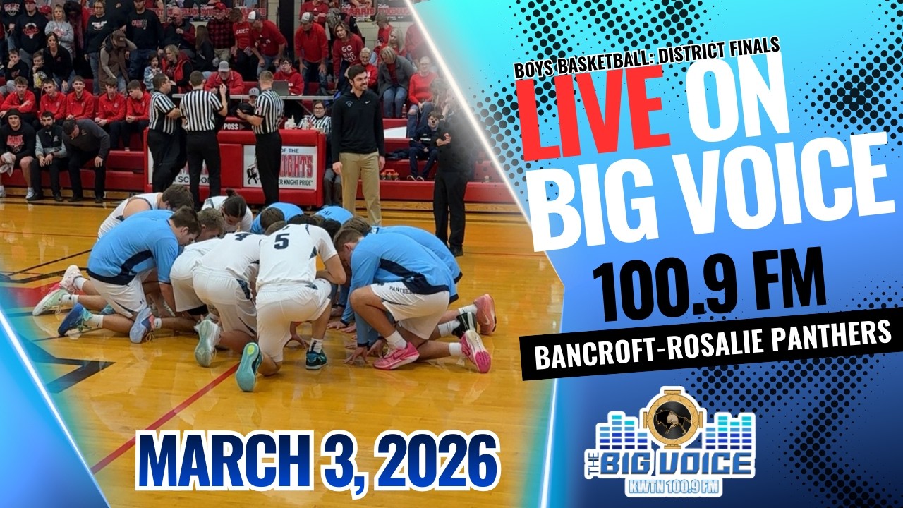 District Final: Boys Basketball - Bancroft Rosalie vs Wynot (Tuesday, March 3, 2026)