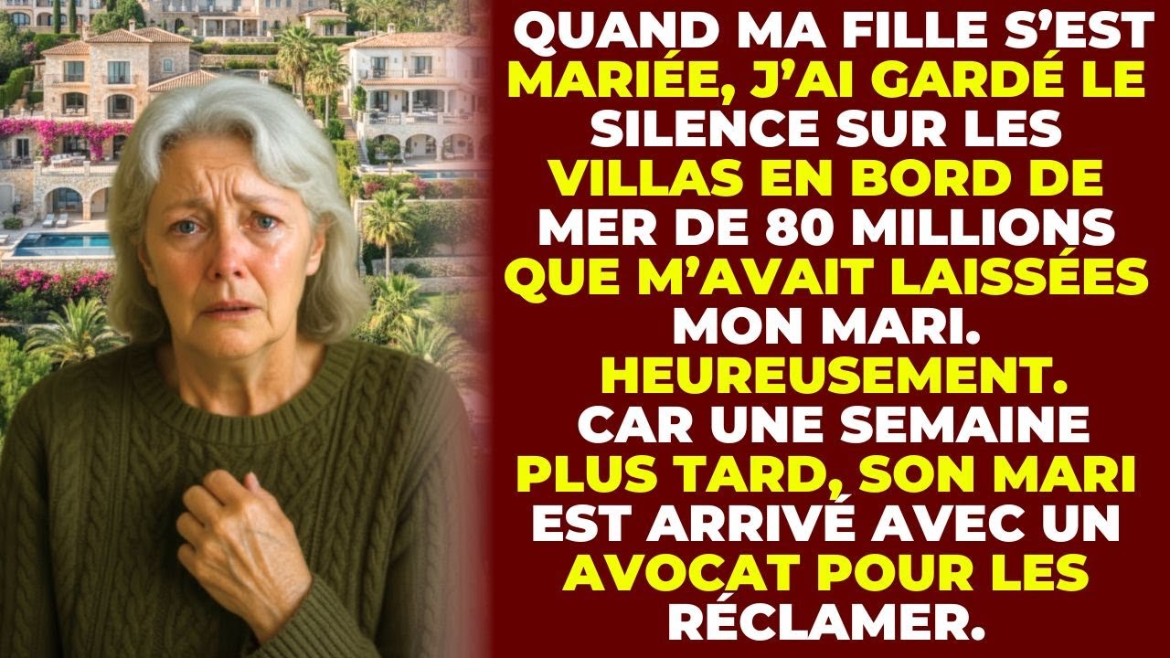 Quand ma fille s’est mariée, je n’ai rien dit sur les villas en bord de mer de 80 millions que mon..