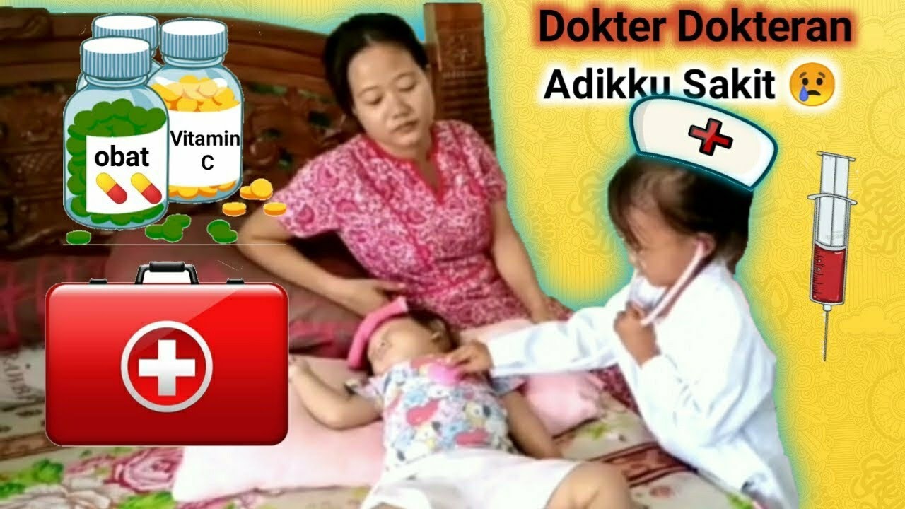 Dokter Dokteran Ambulance 💖 Periksa Adik Lucu Sakit