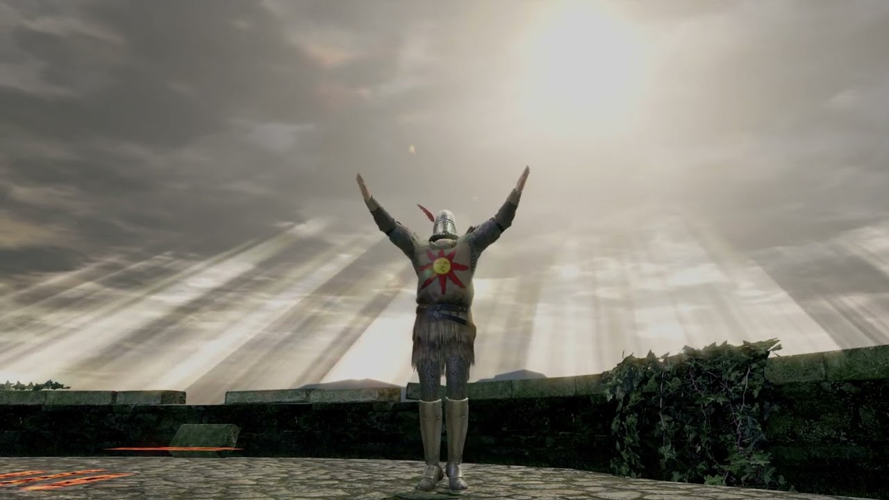Dark Souls Solaire Praise the Sun Gesture