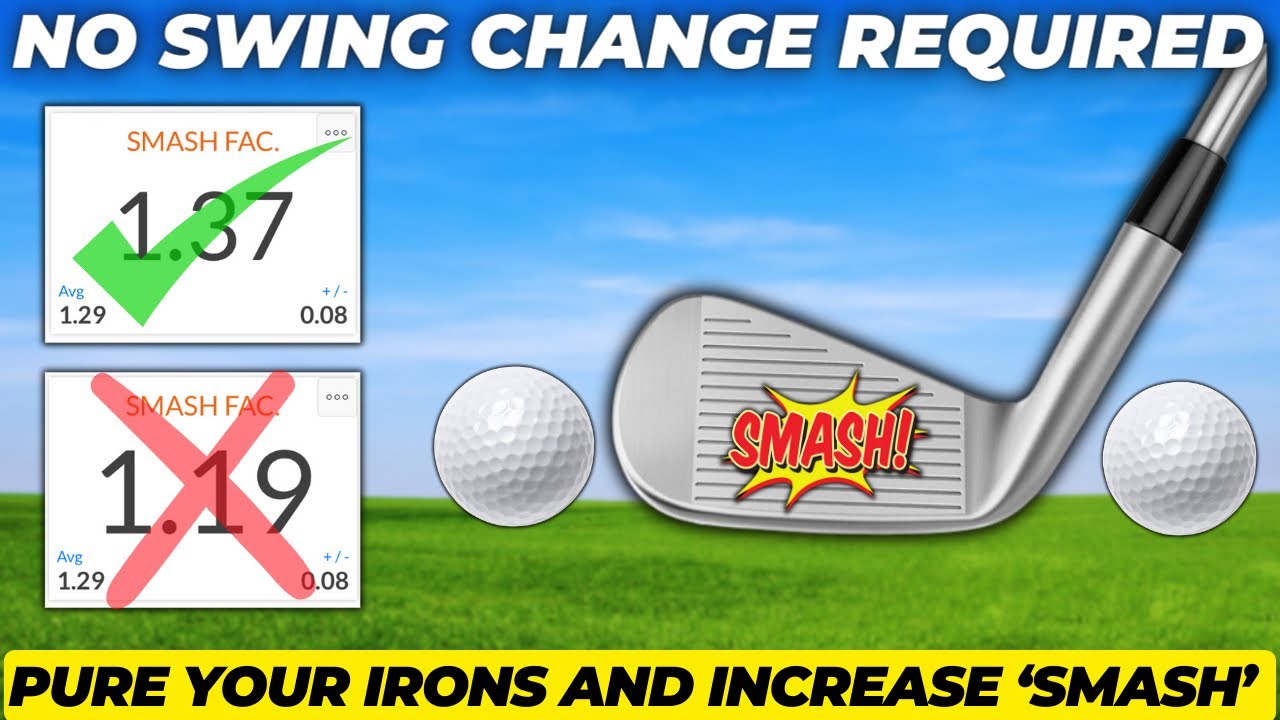 Strike Your Irons Pure and Increase SMASH Factor | No Golf Swing Change REQUIRED