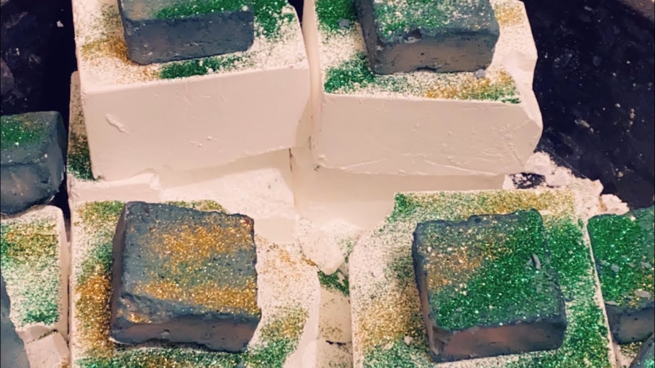 8 blocks of Cannon gym chalk crumble •  + Reforms • Asmr • Sleep Aid