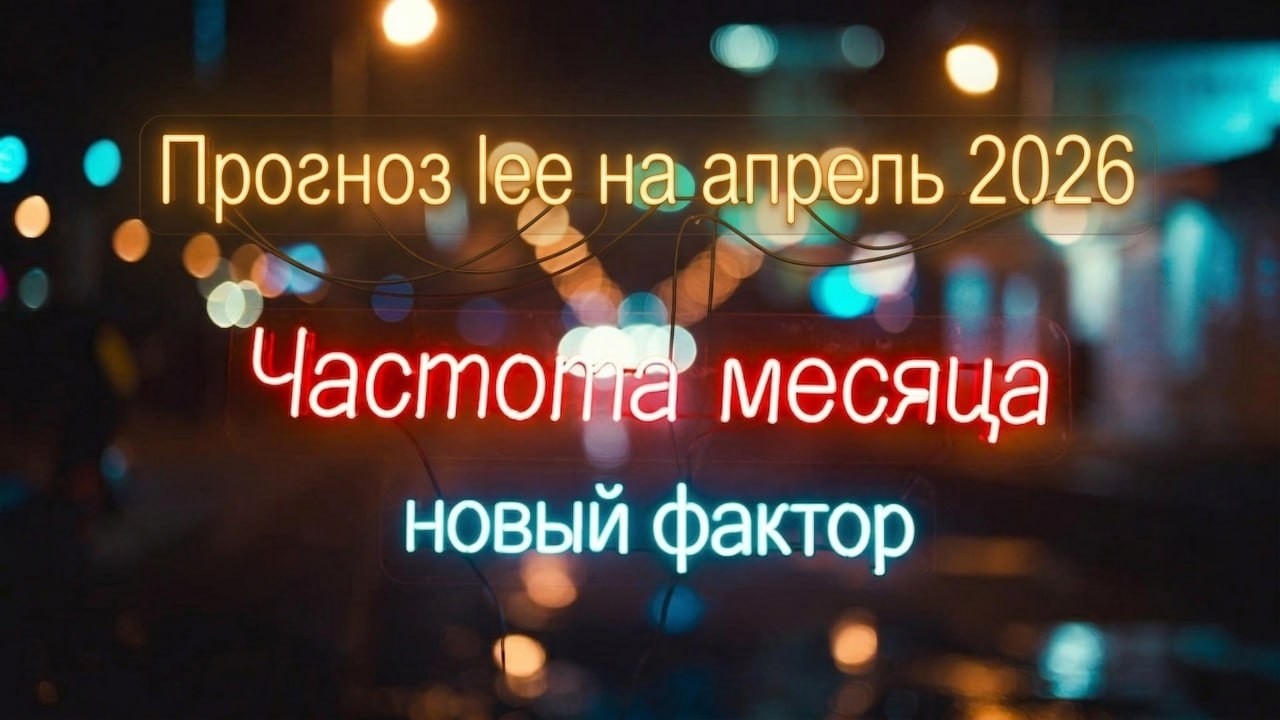 Вибрационный прогноз от lee | апрель 2026 года