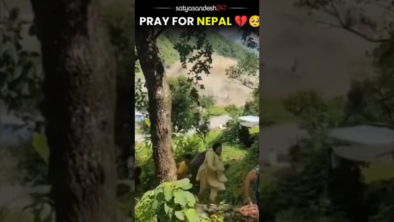 nepal flood water entering india like assam 😱🚨 #shorts #viral