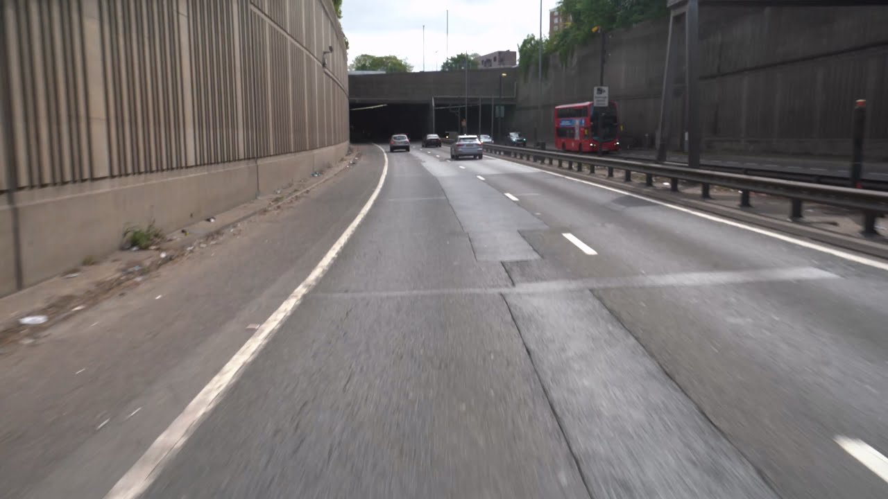 4K London Drive A2 South East London Motorway E Rochester Wy Road Trip