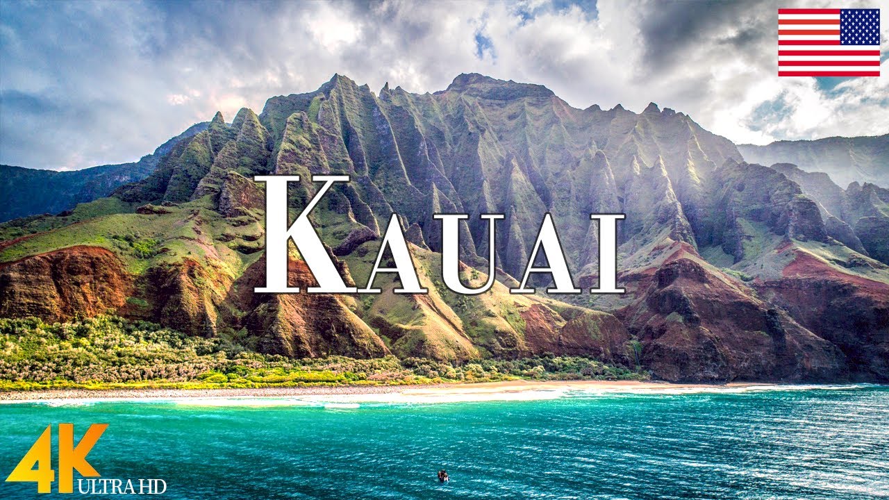 Kauai, Hawaii 4K Ultra HD • Stunning Footage Kauai, Scenic Relaxation Film with Calming Music.