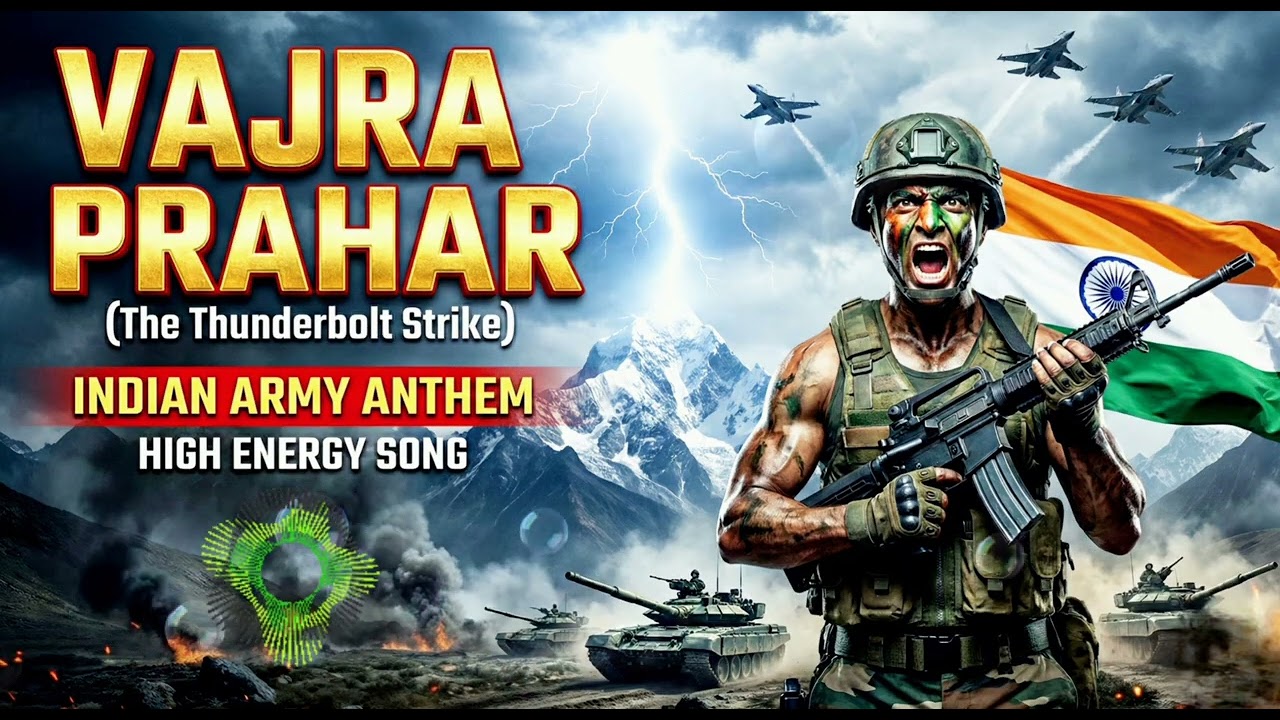 Vajra Prahar (Official Audio) || Indian Army High Energy Anthem || Full Bass #indianarmysong 