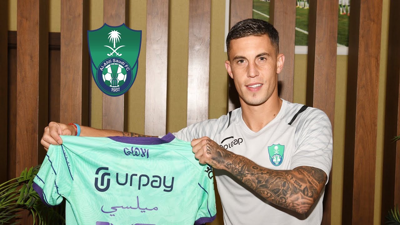 اول ظهور للاعب نيكولاس ميليسي بقميص الاهلي 💚👏