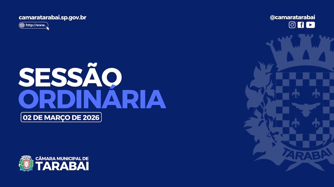 3ª SESSÃO ORDINÁRIA - 02/03/2026
