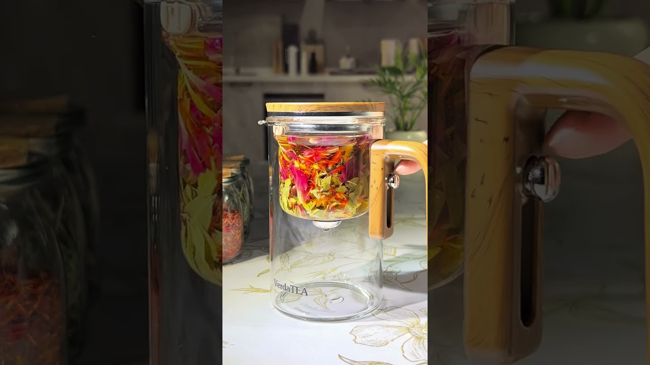 Glass Pot Show: The Ultimate Tea Meditation#teatime #tea #herbaltea #teapot #relaxing