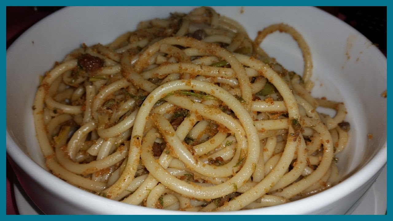 Pasta con le sarde alla palermitana - Le Ricette di Zio Roberto