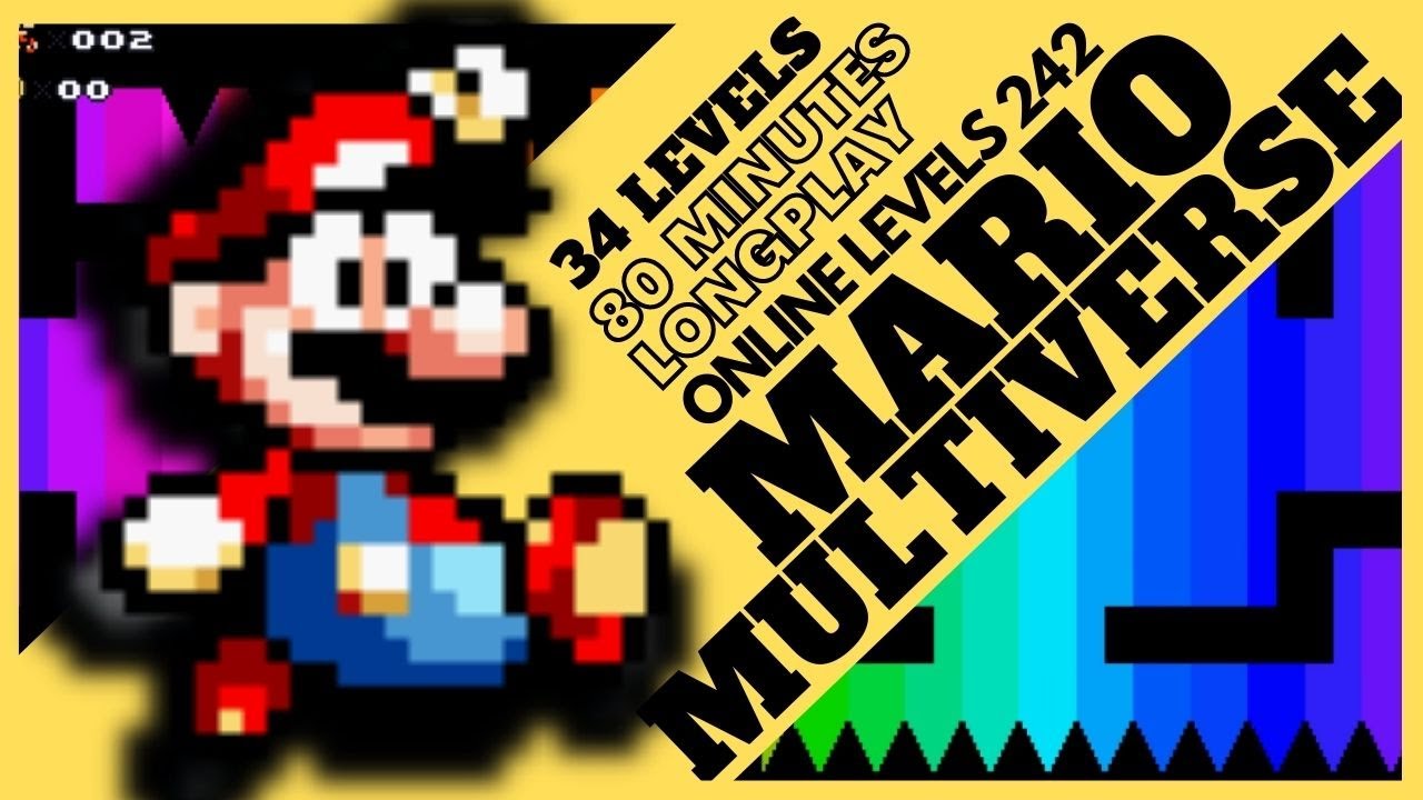 (34 LEVELS) MARIO MULTIVERSE V 7.11 - ONLINE LEVELS 242 (80 MINUTES LONGPLAY)
