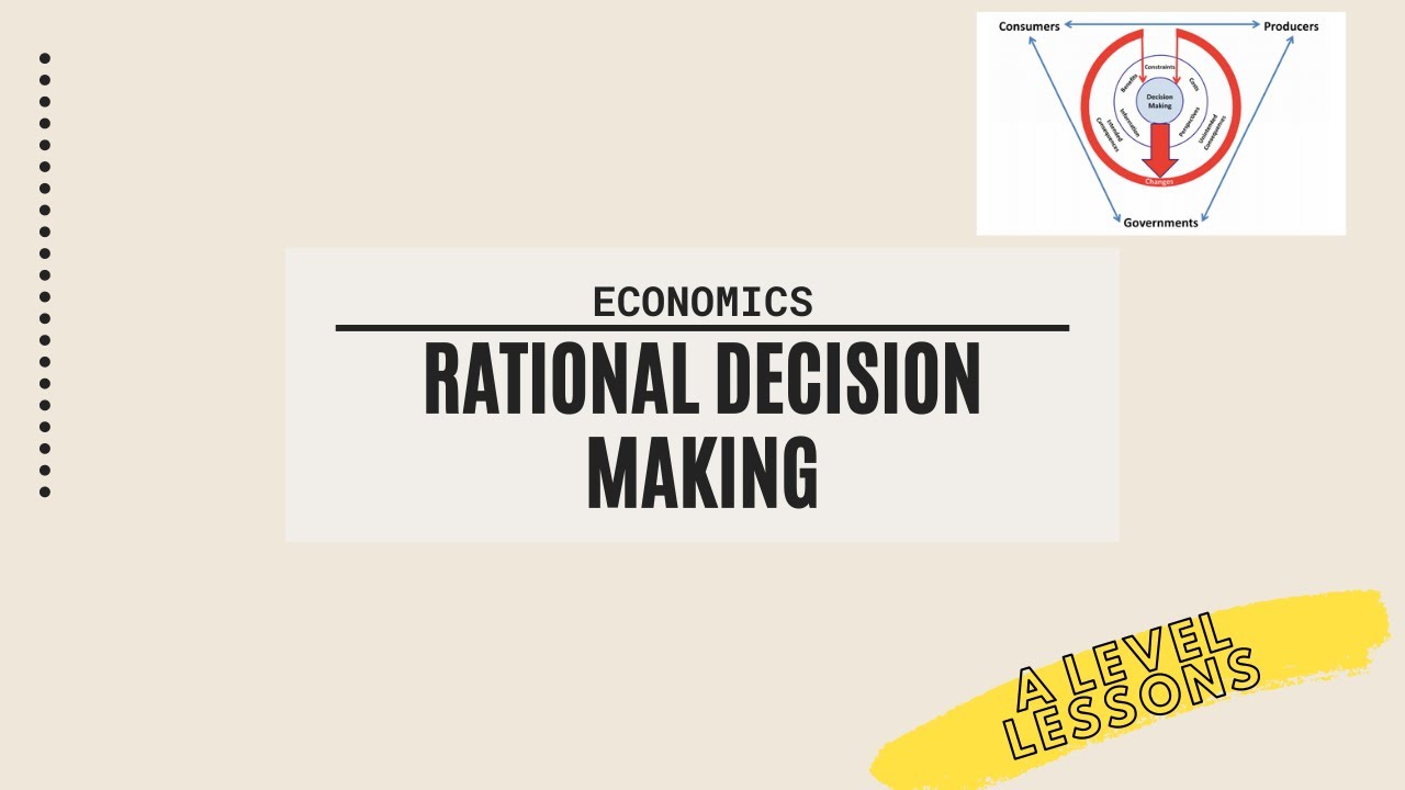 The Rational Decision making Model EXPLAINED in full | A Level Economics (2024)