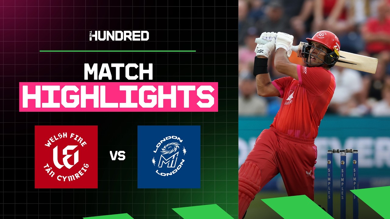 Rachin Ravindra's STUNNING knock steers Welsh Fire to victory 🔥 | Welsh Fire v MI London Highlights