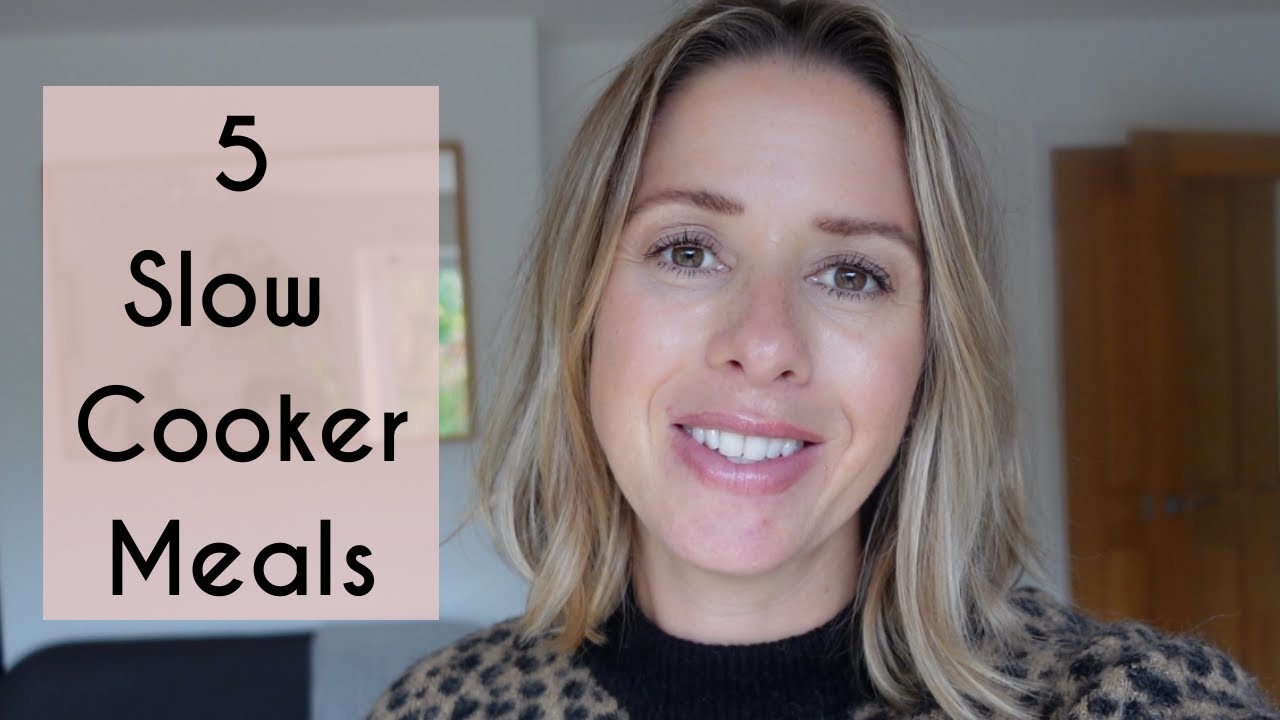 5 SLOW COOKER MEALS | EASY SLOW COOKER RECIPES | Kerry Whelpdale
