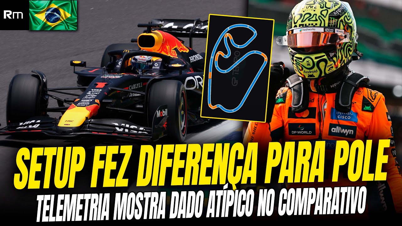 🚨NORRIS POLE PARA A SPRINT, PORÉM, MAX É MAIS RÁPIDO EM 90% DA PISTA! O QUE ACONTECEU? #f1 #formula1