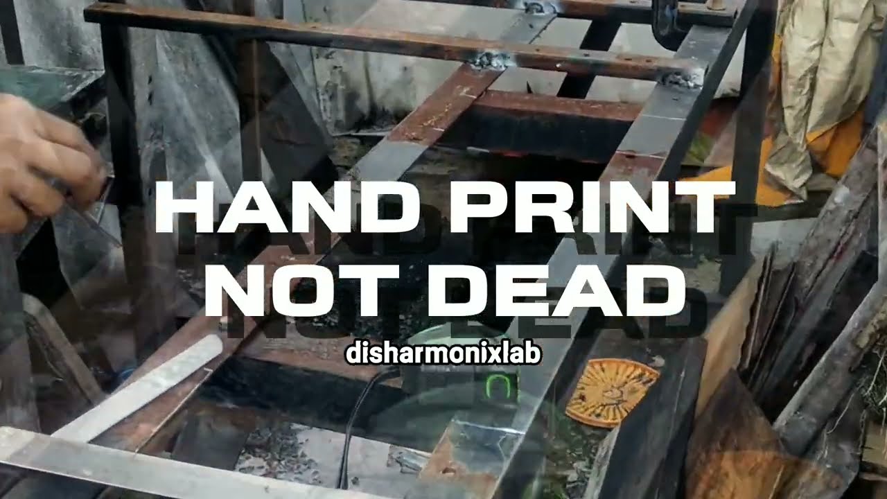 sablon mega print size A2 | how to screen print tshirt