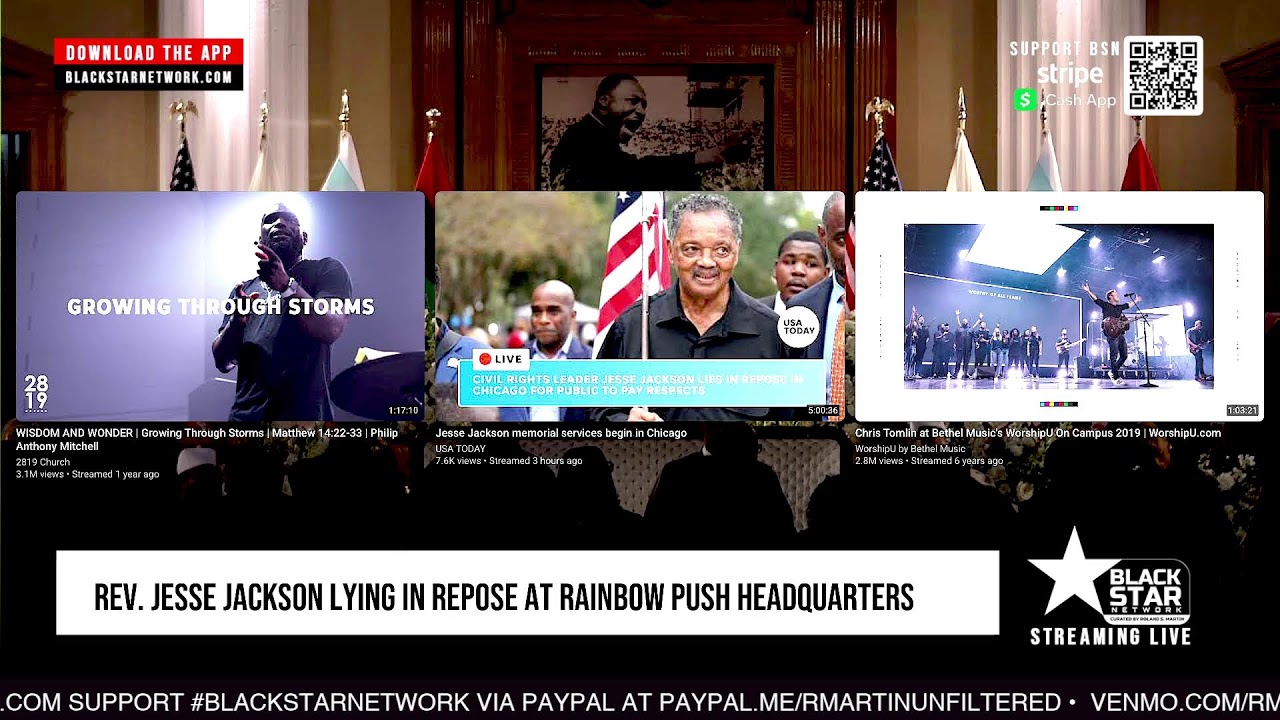 Rev. Jesse Jackson Lying in Repose | Day 1 | Rainbow Push