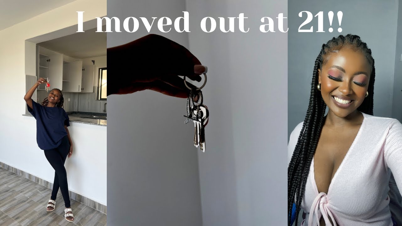 I MOVED OUT AT 21!!/My first appartement//Empty 2 Br house tour🤗