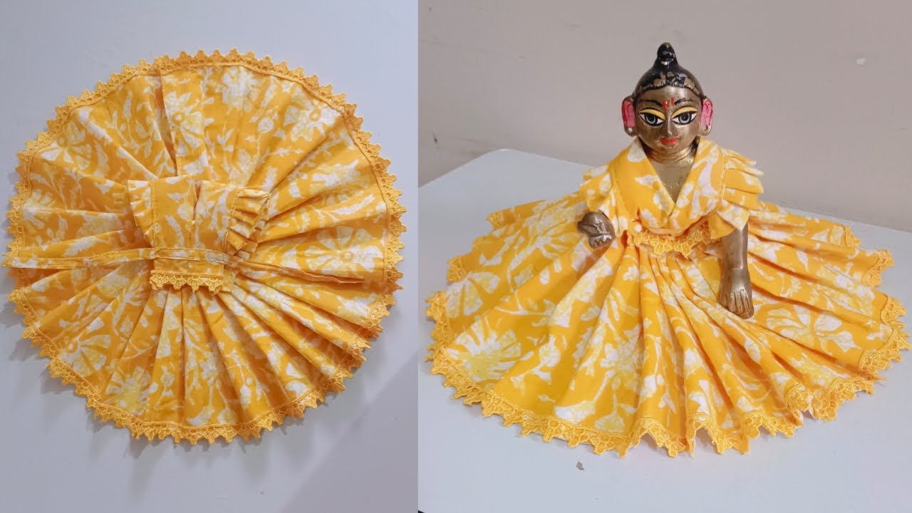 New Design cotton Dress For Laddu Gopal Ji/Summer Dress For Laddu Gopal Ji/Laddu Gopal Ki Dress 