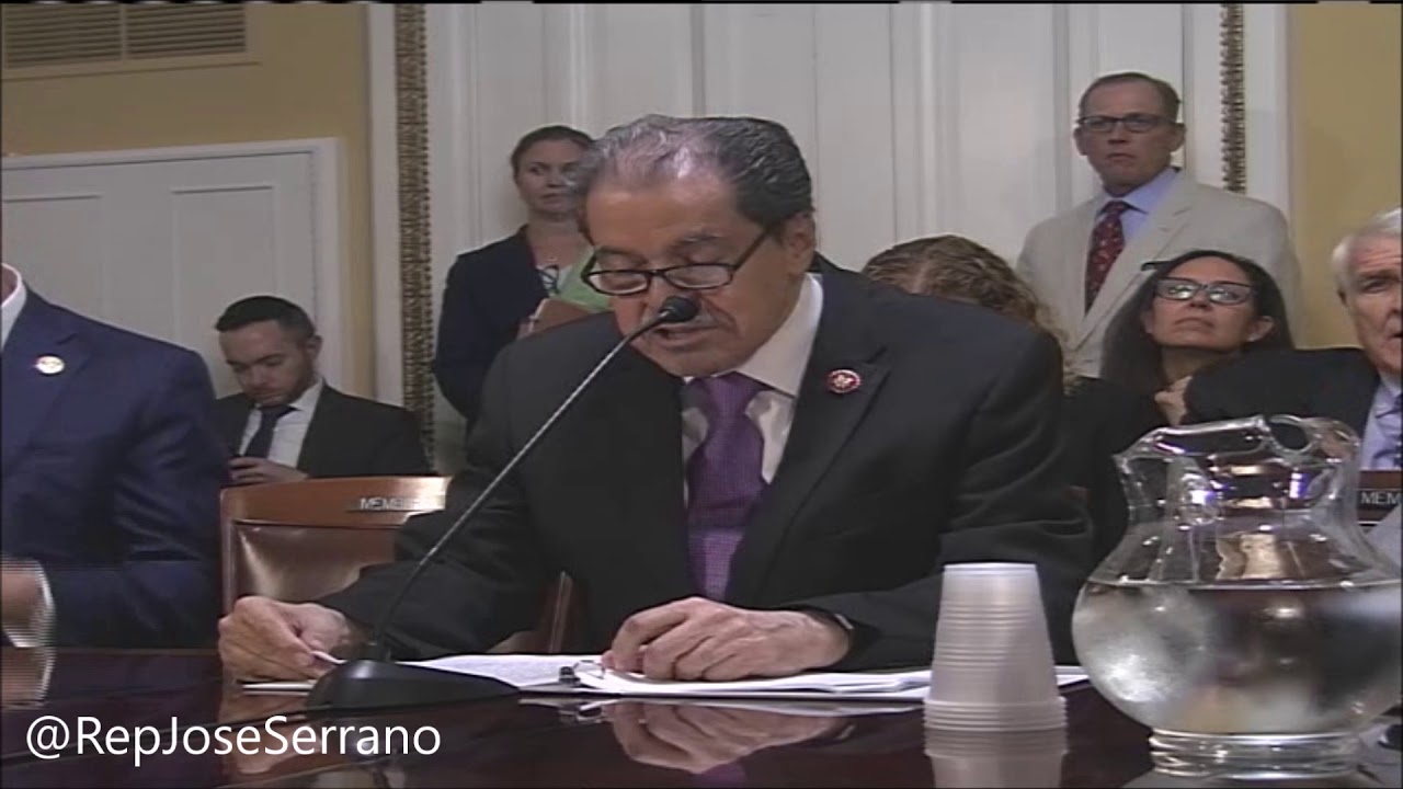 Congressman Serrano Presenting FY 2020 Funding Bill to Rules Committee