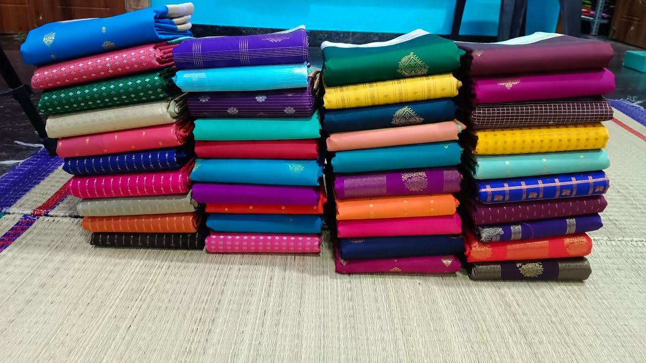 New traditional designs of Vairaoosi Semi Kanchi Silk Sarees wts app 9962215462#trending