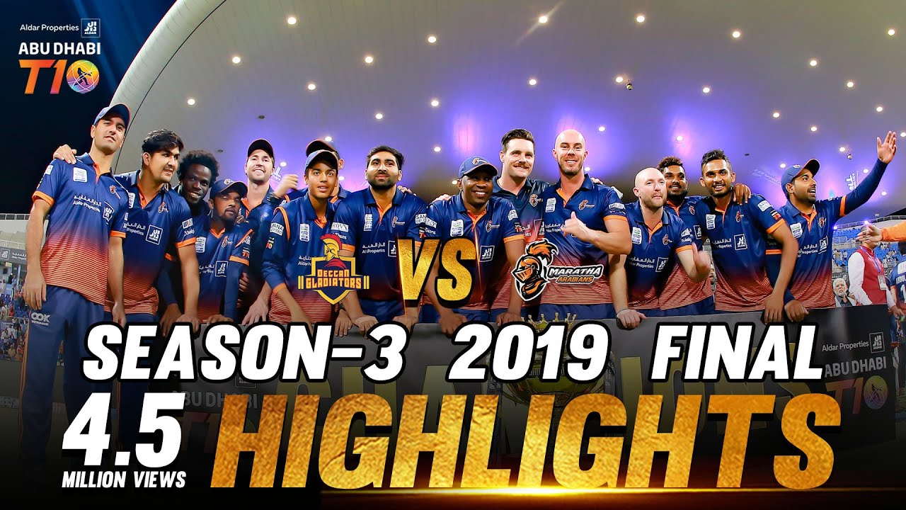 Final I Maratha Arabians vs Deccan Gladiators I Aldar Properties Abu Dhabi T10 I Season 3