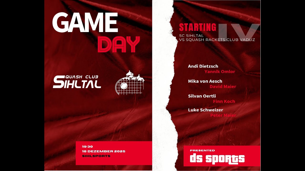 18.12.25 NLA SC Sihltal - Squash Rackets Club Vaduz