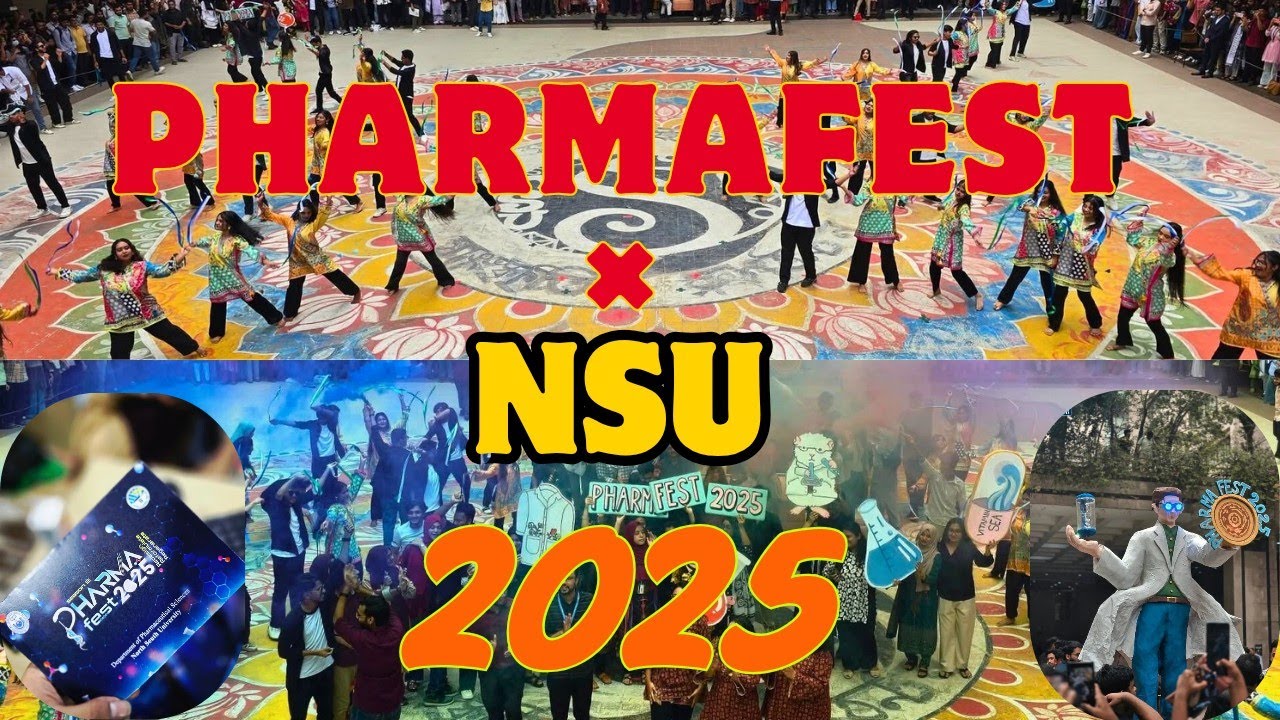NSU X Pharmafest Flashmob 2025 Celebration Full Video || North South University || EEE by Prionta