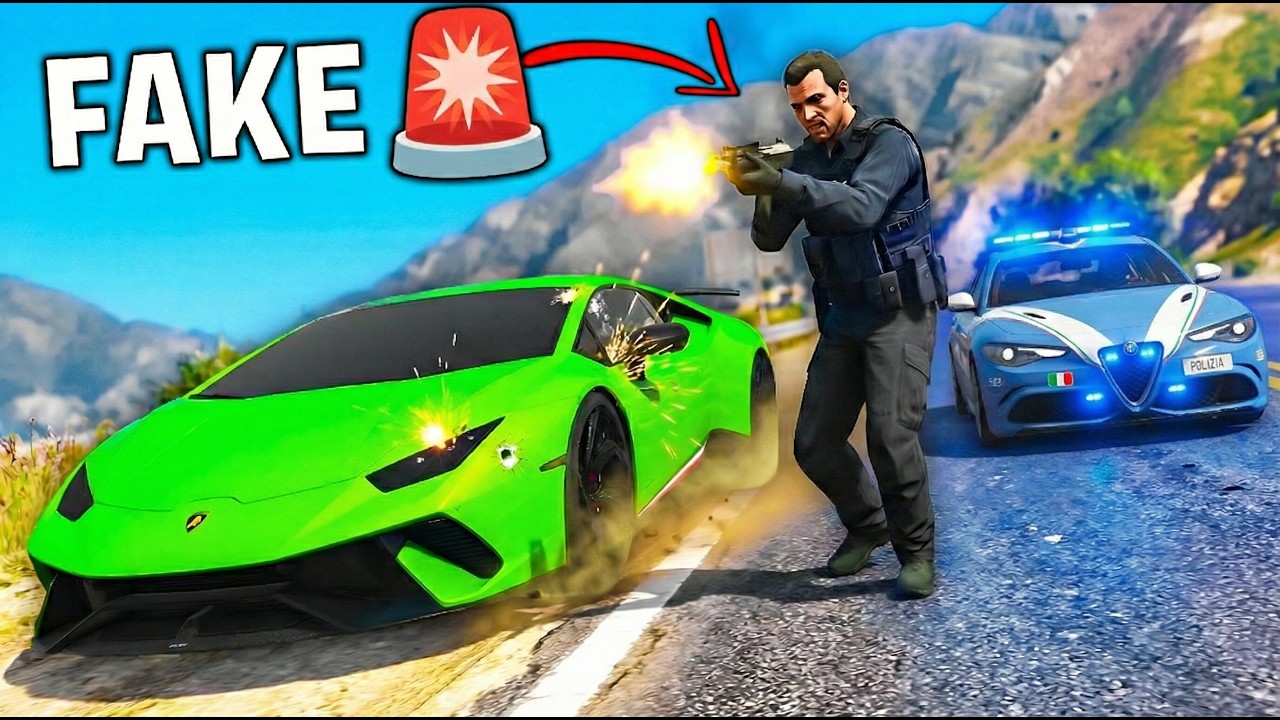 MI FINGO POLIZIOTTO per RUBARE le SUPERCARS su GTA 5 RP!