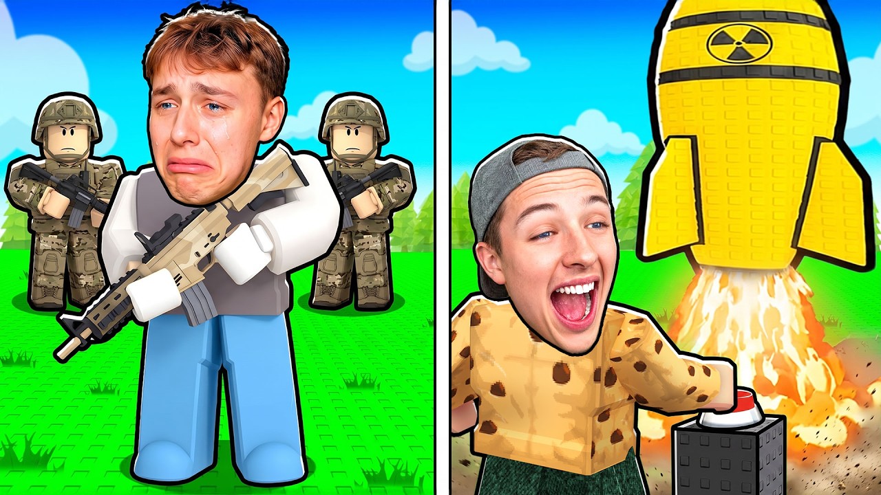 BeckBros Play Roblox Mini War!