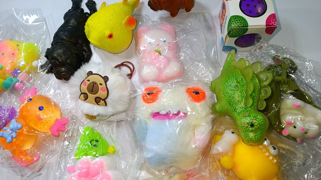 Asmr squishies🤯12 squishies asmr sounds for your SATISFACTION and goosebumps🙀🌺TABA SQUISHYS💞
