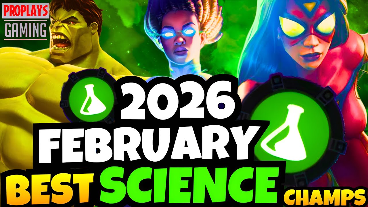 Top 5 Best 7 ⭐ Science Champs To Rank 5 🔥 | February 2026 Updated - Proplays Gaming Tier List | MCOC