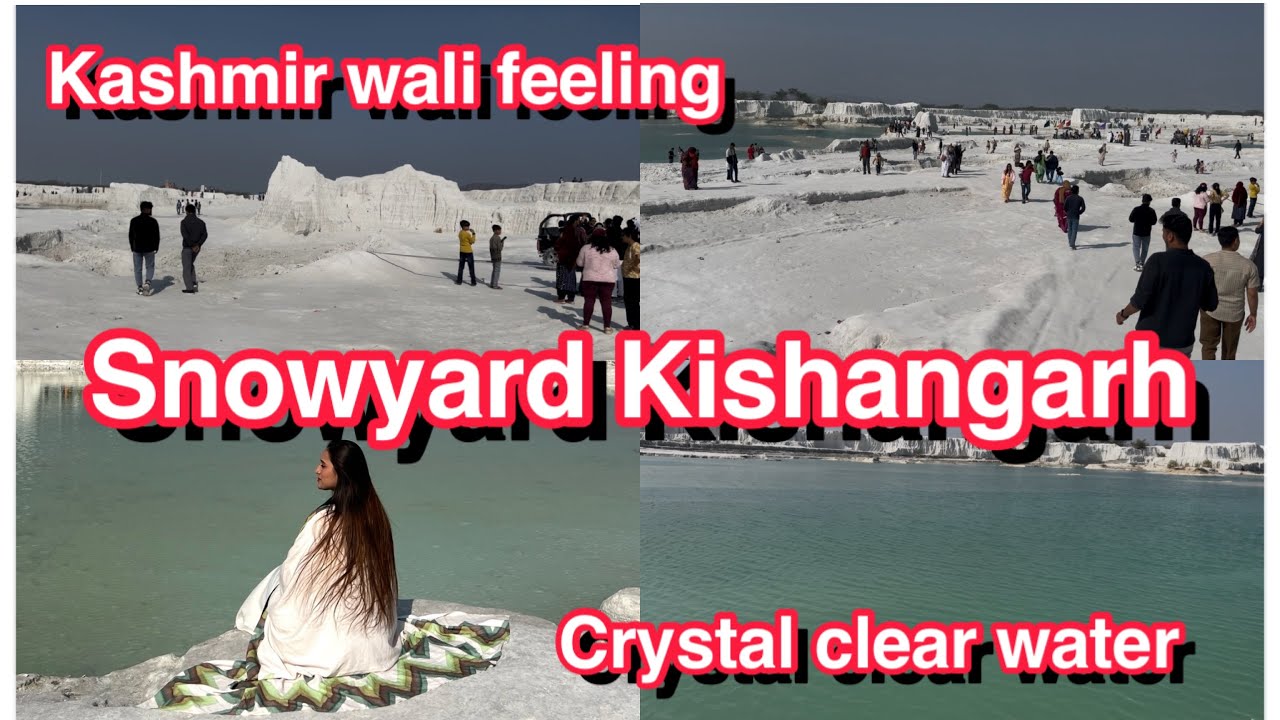 Dumping snow yard | Kishangarh Rajasthan | crystal clear water | Kashmir wali feeling | nida Wahid 